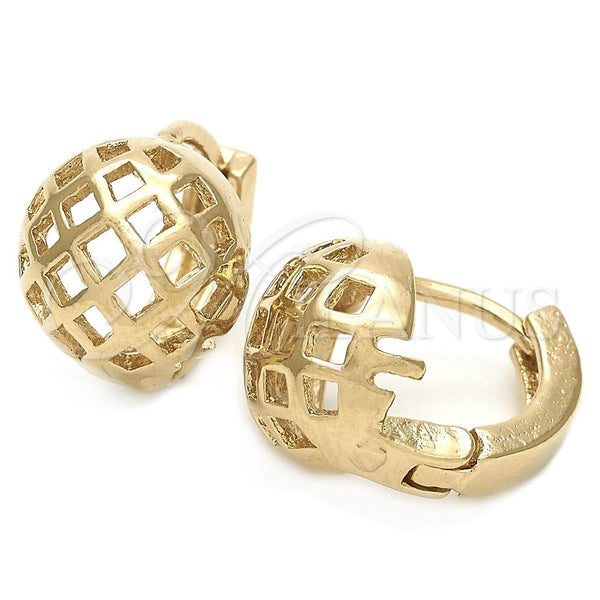 Gold Filled Hoop Earrings — Huggie Hoop Polished 02.63. — main product view — SKU 111142 | Oro Laminado aretes de aro — Huggie Hoop pulido 02.63. — SKU 111142