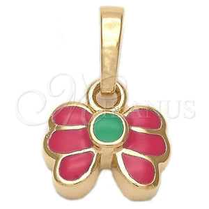 Gold Filled Pendant — Fancy Pendant Shoes Design Multicolor Enamel 05. — main product view — SKU 111215 | Oro Laminado dije — elegante Pendant Shoes diseño Multicolor Enamel 05. — SKU 111215