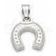 Sterling Silver Fancy Pendant, Polished, Silver Finish, 05.16.0204