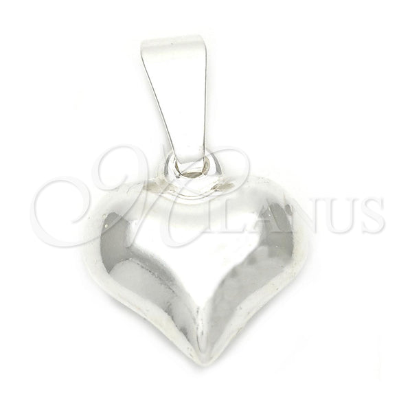 Sterling Silver Pendant — Fancy Pendant Heart and Heart Design Polished 05.16. — main product view — SKU 111387 | Plata 925 dije — elegante Pendant corazón and corazón diseño pulido 05.16. — SKU 111387
