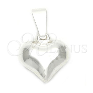 Sterling Silver Pendant — Fancy Pendant Heart and Heart Design Polished 05.16. — main product view — SKU 111387 | Plata 925 dije — elegante Pendant corazón and corazón diseño pulido 05.16. — SKU 111387