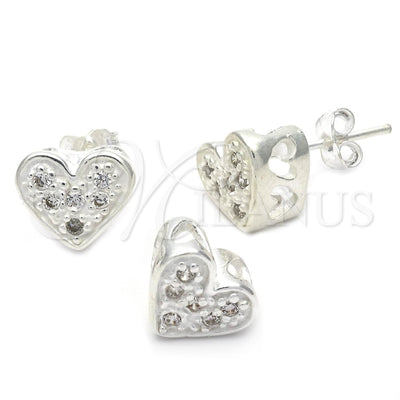 Sterling Silver Earring and Pendant Set 10.166.0017 for wholesale, main product view