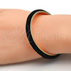 Gold Tone Individual Bangle, Polished, Golden Finish, 07.192.0029.GT (08 MM Thickness, One size fits all)