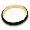 Gold Tone Individual Bangle, Polished, Golden Finish, 07.192.0029.GT (08 MM Thickness, One size fits all)