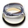 Gold Tone Individual Bangle, Polished, Golden Finish, 07.192.0029.GT (08 MM Thickness, One size fits all)