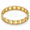 Gold Tone Individual Bangle, Polished, Golden Finish, 07.252.0025.05.GT (12 MM Thickness, Size 5 (2.50 Diameter))