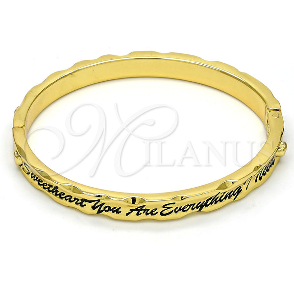 Gold Filled Gold-Tone Heart Bangle 07.252.0030.05.GT for wholesale, main product view