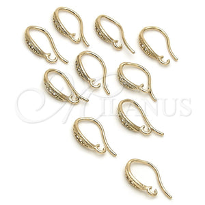 Gold Filled Jewelry — Hook with White Cubic Zirconia Polished 12.63. — main product view — SKU 111925 | Oro Laminado joyería — Hook with blanco Cubic Zirconia pulido 12.63. — SKU 111925