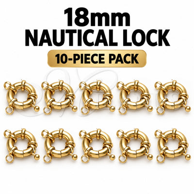 Oro Laminado Lock, Gold Filled Style Polished, Golden Finish, 12.63.0017