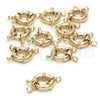 Oro Laminado Lock, Gold Filled Style Polished, Golden Finish, 12.63.0017