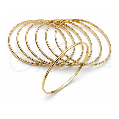 Oro Laminado Semanario Bangle, Gold Filled Style Polished, Golden Finish, 5.232.002.04 (02 MM Thickness, Size 4 (2.25 Diameter))