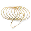 Oro Laminado Semanario Bangle, Gold Filled Style Polished, Golden Finish, 5.232.002.04 (02 MM Thickness, Size 4 (2.25 Diameter))