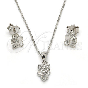 Sterling Silver Ring — Earring and Pendant Adult Set Butterfly Design with — main product view — SKU 112097 | Plata 925 anillo — Earring and Pendant Adult Set Butterfly diseño with — SKU 112097