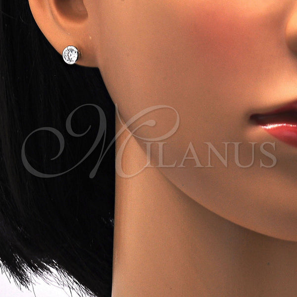 Sterling Silver Ring — Earring and Pendant Adult Set with White Cubic — alternate product view — SKU 112118 | Plata 925 anillo — Earring and Pendant Adult Set with blanco Cubic — SKU 112118