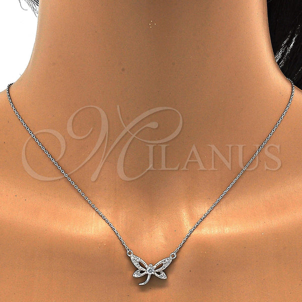 Sterling Silver Ring — Earring and Pendant Adult Set Butterfly Design with — alternate product view — SKU 112130 | Plata 925 anillo — Earring and Pendant Adult Set Butterfly diseño with — SKU 112130