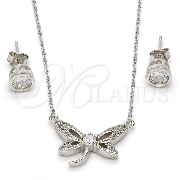 Sterling Silver Ring — Earring and Pendant Adult Set Butterfly Design with — main product view — SKU 112130 | Plata 925 anillo — Earring and Pendant Adult Set Butterfly diseño with — SKU 112130