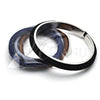 Rhodium Gold Filled Individual Bangle, Polished, Rhodium Finish, 07.192.0029.1 (08 MM Thickness, One size fits all)