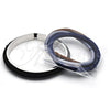 Rhodium Gold Filled Individual Bangle, Polished, Rhodium Finish, 07.192.0029.1 (08 MM Thickness, One size fits all)