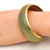 Oro Laminado Individual Bangle, Gold Filled Style Diamond Cutting Finish, Golden Finish, 07.165.0012 (04 MM Thickness, One size fits all)
