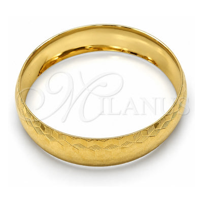 Oro Laminado Individual Bangle, Gold Filled Style Polished, Golden Finish, 07.165.0013.05 (04 MM Thickness, One size fits all)