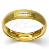 Oro Laminado Individual Bangle, Gold Filled Style Diamond Cutting Finish, Golden Finish, 07.165.0014.05 (04 MM Thickness, One size fits all)
