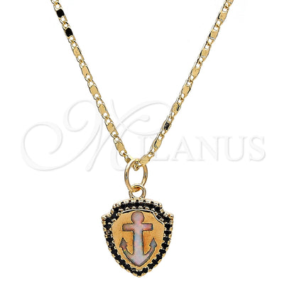 Gold-Filled Anchor Necklace 04.63.1326.3.18 — main product image — SKU 112462 | Collar de Oro Laminado 04.63.1326.3.18 — imagen principal del producto — SKU 112462