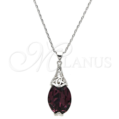 Rhodium Gold-Filled Necklace 04.239.0025.3.16 for wholesale, main product view