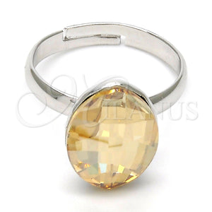 White Gold Filled Ring — Multi Stone Ring with Shadow Swarovski Crystals Polished — main product view — SKU 112549 | Oro Laminado Blanco anillo — Multi Stone Ring with Shadow Swarovski Crystals pulido — SKU 112549