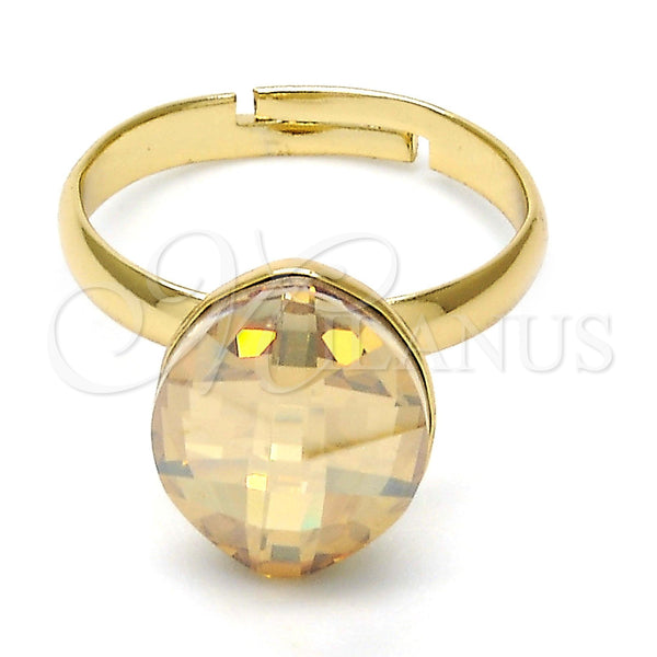 Gold Filled Ring — Multi Stone Ring with Shadow Swarovski Crystals Polished — main product view — SKU 112550 | Oro Laminado anillo — Multi Stone Ring with Shadow Swarovski Crystals pulido — SKU 112550