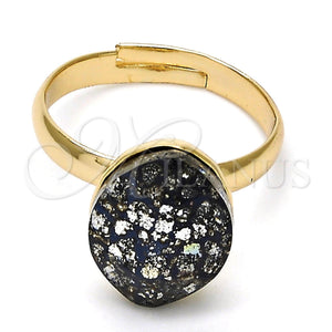 Gold Filled Ring — Multi Stone Ring with Crystal Black Patina Swarovski — main product view — SKU 112551 | Oro Laminado anillo — Multi Stone Ring with cristal negro Patina Swarovski — SKU 112551
