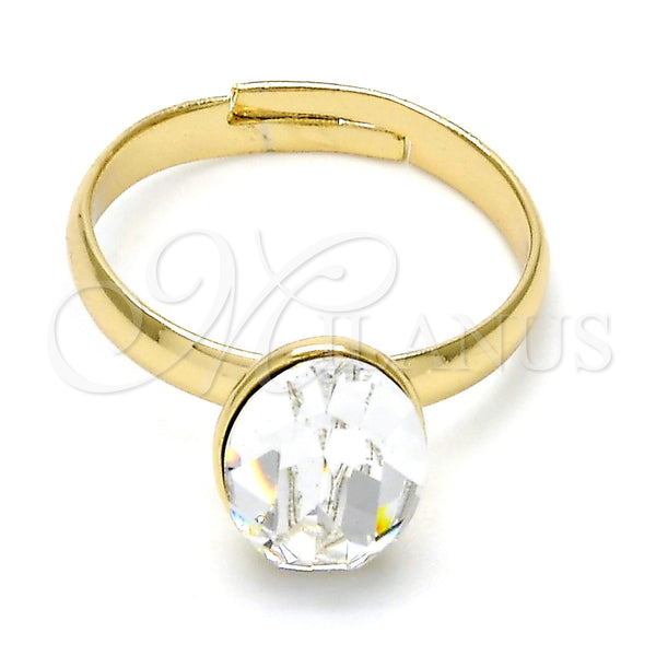 Gold Filled Ring — Multi Stone Ring with Crystal Swarovski Crystals Polished — main product view — SKU 112572 | Oro Laminado anillo — Multi Stone Ring with cristal Swarovski Crystals pulido — SKU 112572