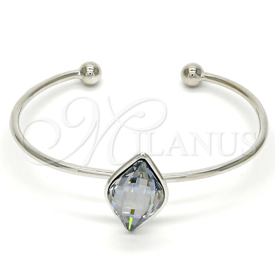Rhodium Gold-Filled Bangle 07.239.0006.3 — main product image — SKU 112604 | Brazalete de Oro Laminado con Rodio 07.239.0006.3 — imagen principal del producto — SKU 112604