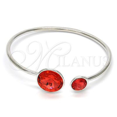 Brazalete de Oro Laminado con Rodio 07.239.0003.8 de Oro Laminado Blanco por Mayoreo, vista principal del producto
