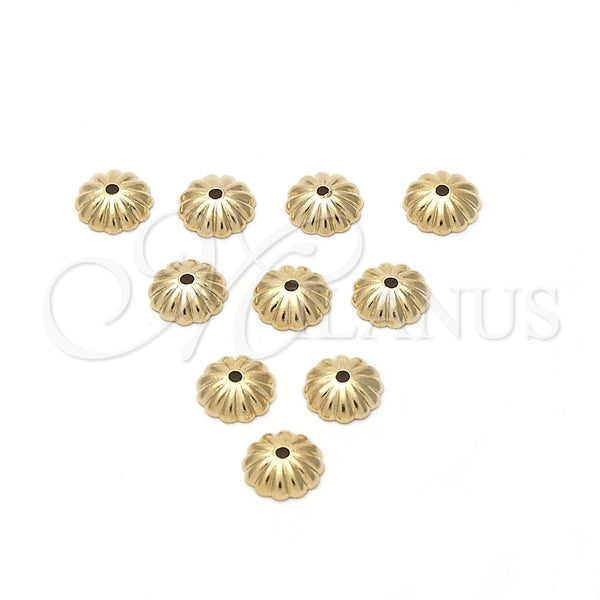 Gold Filled Jewelry — Cap Flower Design Diamond Cutting 12.63. — main product view — SKU 112686 | Oro Laminado joyería — Cap flor diseño Diamond Cutting 12.63. — SKU 112686