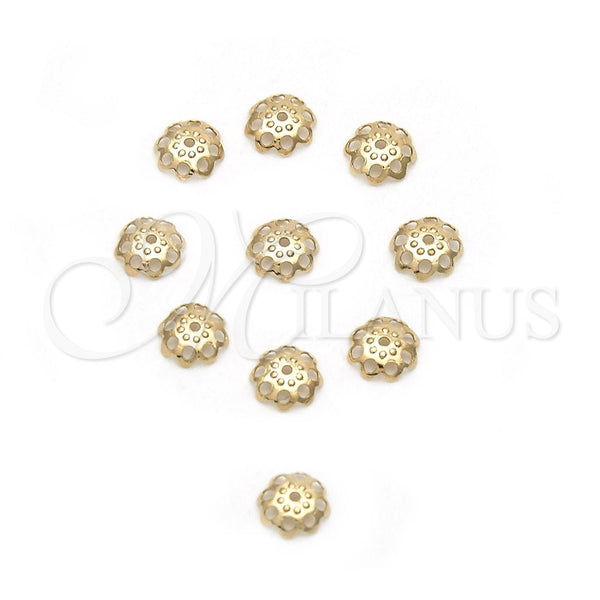 Gold Filled Jewelry — Cap Flower Design Matte 12.63. — main product view — SKU 112688 | Oro Laminado joyería — Cap flor diseño Matte 12.63. — SKU 112688