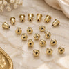 Oro Laminado Earring Back, Gold Filled Style Polished, Golden Finish, 12.63.0021