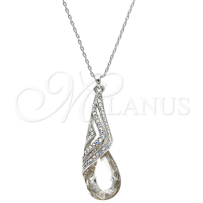 Rhodium Gold-Filled Necklace 04.239.0037.2.16 — main product image — SKU 112698 | Collar de Oro Laminado con Rodio 04.239.0037.2.16 — imagen principal del producto — SKU 112698
