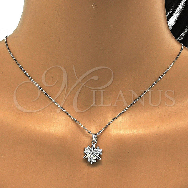 Sterling Silver Ring — Earring and Pendant Adult Set Flower Design with — alternate product view — SKU 112768 | Plata 925 anillo — Earring and Pendant Adult Set flor diseño with — SKU 112768