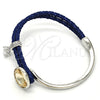 Rhodium Gold Filled Individual Bangle, with Light Silk Swarovski Crystals and White Micro Pave, Polished, Rhodium Finish, 07.239.0001.12 (03 MM Thickness, One size fits all)