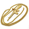 Oro Laminado Pendant Necklace, Gold Filled Style Polished, Golden Finish, 04.242.0068.30 (03 MM Thickness, 30 Inches Length)