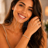 Gold Filled Bracelet — Tennis Bracelet with White Cubic Zirconia Polished 03. — alternate product view — SKU 113175 | Oro Laminado brazalete — Tennis Bracelet with blanco Cubic Zirconia pulido 03. — SKU 113175