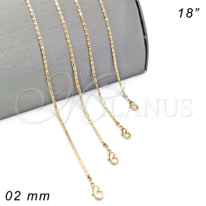 Gold Filled Necklace — Basic Necklace Mariner Design Polished 04. 02 MM — main product view — SKU 113186 | Oro Laminado collar — básico Necklace Mariner diseño pulido 04. 02 MM — SKU 113186
