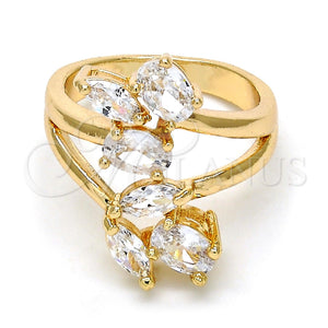 Gold Filled Ring — Multi Stone Ring with White Cubic Zirconia Polished — main product view — SKU 113246 | Oro Laminado anillo — Multi Stone Ring with blanco Cubic Zirconia pulido — SKU 113246