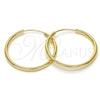 Oro Laminado Medium Hoop, Gold Filled Style Polished, Golden Finish, 02.170.0156.30