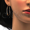 Oro Laminado Medium Hoop, Gold Filled Style Polished, Golden Finish, 02.170.0156.40