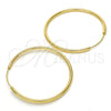 Oro Laminado Medium Hoop, Gold Filled Style Polished, Golden Finish, 02.170.0156.40