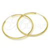 Oro Laminado Large Hoop, Gold Filled Style Polished, Golden Finish, 02.170.0156.50