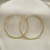 Oro Laminado Large Hoop, Gold Filled Style Polished, Golden Finish, 02.170.0156.50