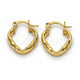 Argolla Pequeña 02.170.0158.15 Oro Laminado, Diamantado, Tono Dorado