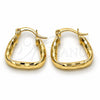 Oro Laminado Small Hoop, Gold Filled Style Diamond Cutting Finish, Golden Finish, 02.170.0161.15